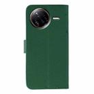 For Xiaomi Poco F7 Ultra / Redmi K80 Pro Feather Pattern Litchi Texture Leather Phone Case(Green) - 3