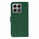 For Xiaomi 14T Pro Feather Pattern Litchi Texture Leather Phone Case(Green) - 3