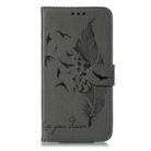 For Xiaomi 14T Feather Pattern Litchi Texture Leather Phone Case(Gray) - 2