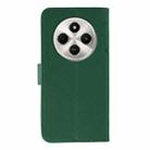For Xiaomi Poco C75 4G Feather Pattern Litchi Texture Leather Phone Case(Green) - 3