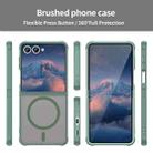 For Samsung Galaxy Z Flip7 5G Fan Dun Series TPU Hybrid PC Frosted Magsafe Phone Case(Green) - 2