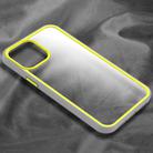 For iPhone 12 / 12 Pro X-level Contrast Color Design Shockproof PC Protective Case(Yellow) - 1