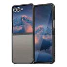 For Samsung Galaxy Z Flip7 5G Fan Dun Series TPU Hybrid PC Frosted Phone Case(Black) - 1