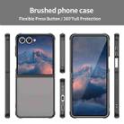 For Samsung Galaxy Z Flip7 5G Fan Dun Series TPU Hybrid PC Frosted Phone Case(Black) - 2