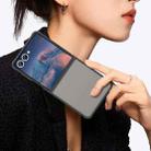For Samsung Galaxy Z Flip7 5G Fan Dun Series TPU Hybrid PC Frosted Phone Case(Black) - 3
