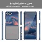 For Samsung Galaxy Z Flip7 5G Fan Dun Series TPU Hybrid PC Frosted Phone Case(Blue) - 2