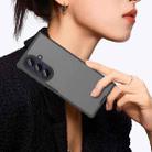 For Samsung Galaxy Z Fold7 5G Fan Dun Series TPU Hybrid PC Frosted Phone Case(Black) - 3