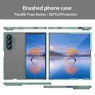 For Samsung Galaxy Z Fold7 5G Fan Dun Series TPU Hybrid PC Frosted Phone Case(Green) - 2