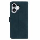 For iPhone 17 Moonlit Butterfly Dance Pattern Embossed Leather Phone Case(Green) - 3