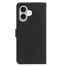For iPhone 17 Moonlit Butterfly Dance Pattern Embossed Leather Phone Case(Black) - 3