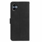 For Samsung Galaxy A07 5G Moonlit Butterfly Dance Pattern Embossed Leather Phone Case(Black) - 3