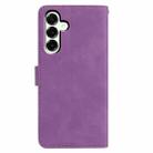 For Samsung Galaxy A17 5G Moonlit Butterfly Dance Pattern Embossed Leather Phone Case(Purple) - 3
