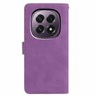 For OPPO A5 5G Global Moonlit Butterfly Dance Pattern Embossed Leather Phone Case(Purple) - 3