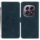 For OPPO A5 5G Global Moonlit Butterfly Dance Pattern Embossed Leather Phone Case(Green) - 1