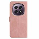 For OPPO A5 5G Global Moonlit Butterfly Dance Pattern Embossed Leather Phone Case(Pink) - 3