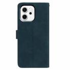 For OPPO Reno14 5G Global Moonlit Butterfly Dance Pattern Embossed Leather Phone Case(Green) - 3