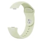 For Huawei Watch Fit3 / Fit4 / Fit4 Pro Nail Buckle Solid Color Silicone Watch Band(Green) - 2