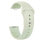 For Huawei Watch Fit3 / Fit4 / Fit4 Pro Nail Buckle Solid Color Silicone Watch Band(Green) - 3