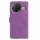 For Xiaomi Poco F7 Pro Moonlit Butterfly Dance Pattern Embossed Leather Phone Case(Purple) - 3