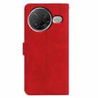 For Xiaomi Poco F7 Pro Moonlit Butterfly Dance Pattern Embossed Leather Phone Case(Red) - 3