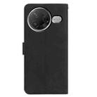 For Xiaomi Poco F7 Pro Moonlit Butterfly Dance Pattern Embossed Leather Phone Case(Black) - 3
