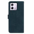 For Xiaomi Poco M7 Pro 5G Moonlit Butterfly Dance Pattern Embossed Leather Phone Case(Green) - 3