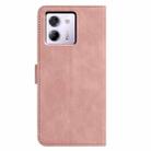 For Xiaomi Poco M7 Pro 5G Moonlit Butterfly Dance Pattern Embossed Leather Phone Case(Pink) - 3