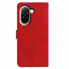 For Xiaomi Poco C71 Global Moonlit Butterfly Dance Pattern Embossed Leather Phone Case(Red) - 3
