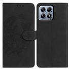 For Xiaomi 15T 5G Moonlit Butterfly Dance Pattern Embossed Leather Phone Case(Black) - 1