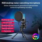Yanmai SF-777R RGB Light Desktop Noise Reduction Microphone with Anti-spray Net - 2