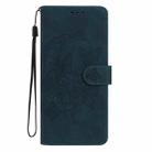 For Redmi K80 / K80 Pro Moonlit Butterfly Dance Pattern Embossed Leather Phone Case(Green) - 2