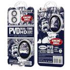 For iPhone 14 / 14 Plus WK WTPC-012 Jungle Series Kinkong PVD Dual-color Metal Lens Protector Film(Transparent) - 2