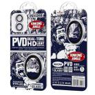 For iPhone 14 / 14 Plus WK WTPC-012 Jungle Series Kinkong PVD Dual-color Metal Lens Protector Film(Silver) - 2