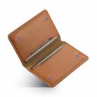 Denior V01 Magsafe Wallet Cowhide Texture Leather Magnetic Card Holder Bag(Khaki) - 3