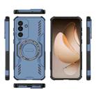 For Samsung Galaxy M56 5G Butterfly Armor MagSafe Magnetic Ring Shockproof Phone Case(Blue) - 3