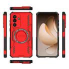 For Samsung Galaxy M56 5G Butterfly Armor MagSafe Magnetic Ring Shockproof Phone Case(Red) - 3