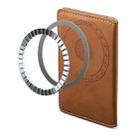 Denior V08 Magsafe Wallet Retro Texture Leather Magnetic Card Holder Bag(Brown) - 3