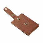 Denior V09 Magsafe Wallet Retro Texture Leather Magnetic Phone Holder Card Bag(Brown) - 3