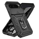 For Google Pixel 9 Pro XL Sliding Camshield Holder Phone Case(Black) - 3