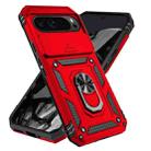For Google Pixel 9 Pro XL Sliding Camshield Holder Phone Case(Red) - 3