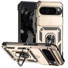 For Google Pixel 9 Pro XL Sliding Camshield Holder Phone Case(Gold) - 1