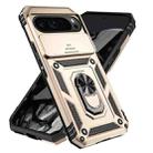 For Google Pixel 9 Pro XL Sliding Camshield Holder Phone Case(Gold) - 3