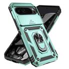 For Google Pixel 9 Pro XL Sliding Camshield Holder Phone Case(Green) - 3