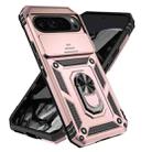 For Google Pixel 9 Pro XL Sliding Camshield Holder Phone Case(Rose Gold) - 3