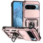 For Google Pixel 10 Sliding Camshield Holder Phone Case(Rose Gold) - 1