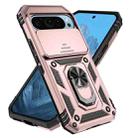 For Google Pixel 10 Sliding Camshield Holder Phone Case(Rose Gold) - 3