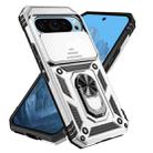 For Google Pixel 10 Sliding Camshield Holder Phone Case(Silver) - 3