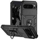 For Google Pixel 10 Pro XL Sliding Camshield Holder Phone Case(Black) - 1