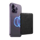 Denior V19 Magsafe Wallet Retro Texture Leather RFID Flip Card Holder Bag(Black) - 1