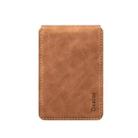 Denior V19 Magsafe Wallet Retro Texture Leather RFID Flip Card Holder Bag(Brown) - 2